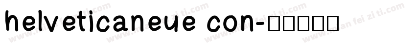 helveticaneue con字体转换